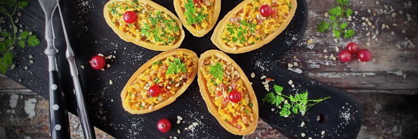 Тарталетки с сыром