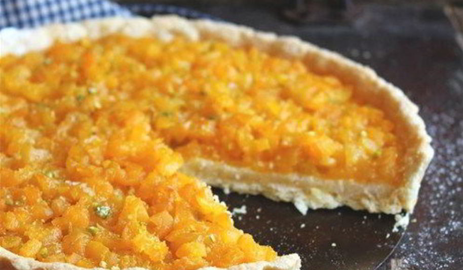 Рецепт абрикосовый тарт с миндальным кремом и ванилью