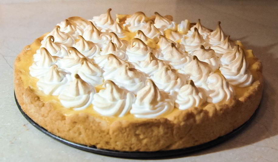 Рецепт французкий лимонный тарт с меренгой