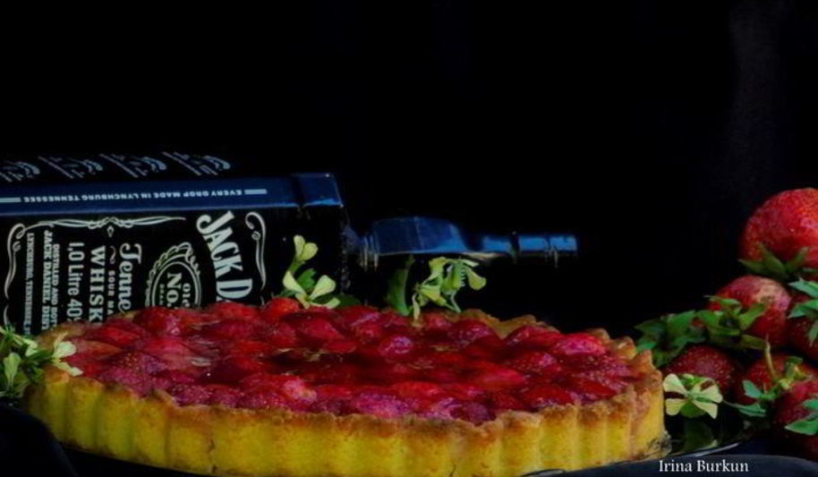 Рецепт клубнично-кокосовый тарт