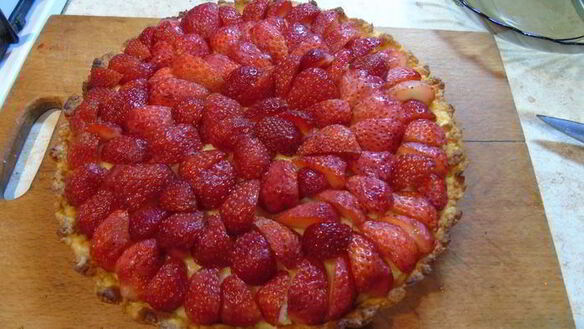 ШАГ 8. клубнично-кокосовый тарт