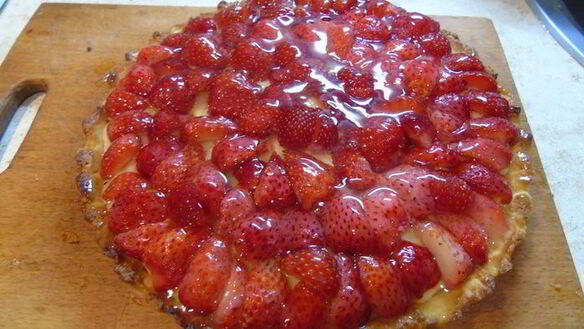 ШАГ 9. клубнично-кокосовый тарт