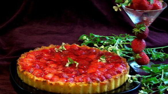 ШАГ 10. клубнично-кокосовый тарт