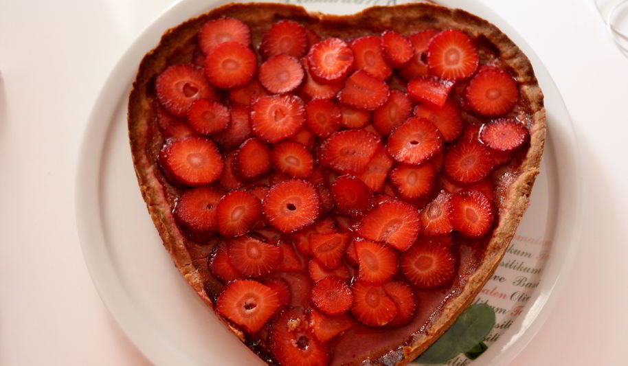 Рецепт клубничный тарт из свежей клубники