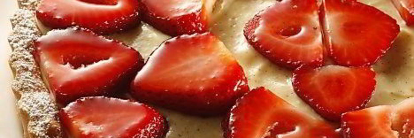 Клубничный тарт с заварным кремом