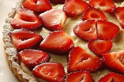 Клубничный тарт с заварным кремом