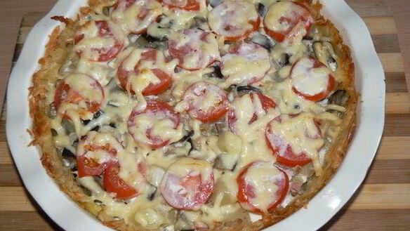 ШАГ 3. летний овощной тарт с корейкой