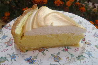 Лимонный тарт с меренгой