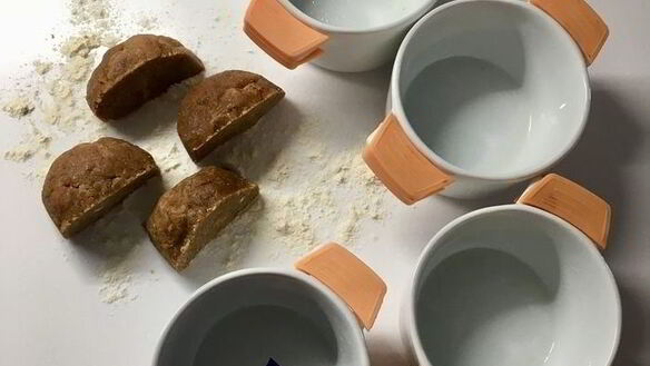 ШАГ 4. мини-тарты с салатом из индейки и овощей