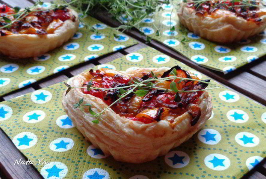 Мини-тарты со сладким перцем