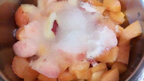 ШАГ 4. ореховый тарт с персиковым курдом