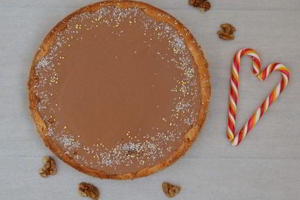 Шоколадно-банановый тарт