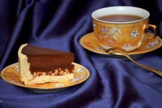 Шоколадно-карамельный тарт