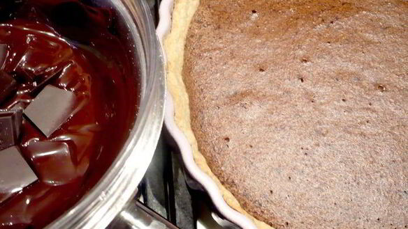 ШАГ 9. шоколадно-сливочный тарт только мысли все о нем и о нем