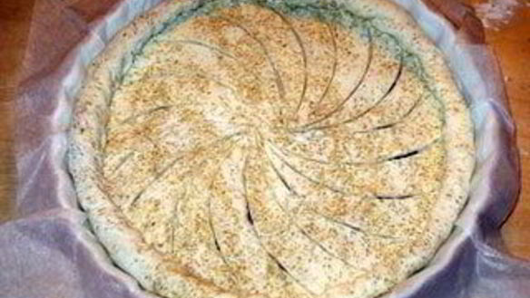 ШАГ 8. тарт с домашним марципаном из миндаля и грецких орехов