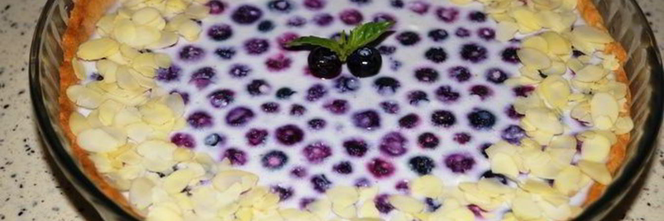 Тарт с голубикой