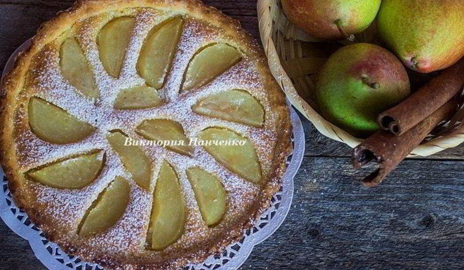 Рецепт тарт с грушами