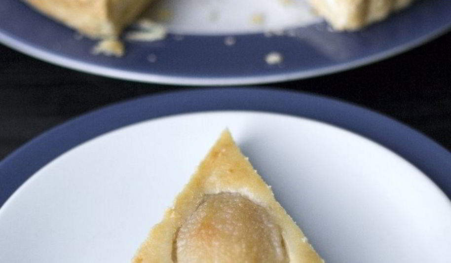 Рецепт тарт с грушей, творогом и ванилью