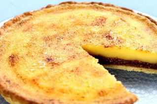 Тарт с инжиром и крем-брюле