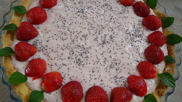 ШАГ 4. тарт с клубничным суфле