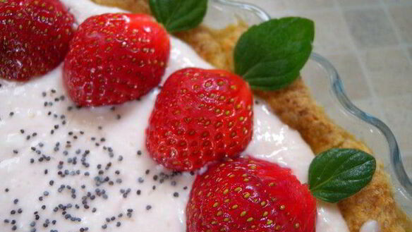 ШАГ 5. тарт с клубничным суфле