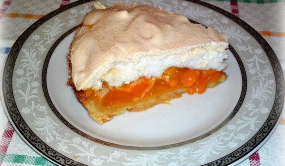 Рецепт тарт с манго и меренгой