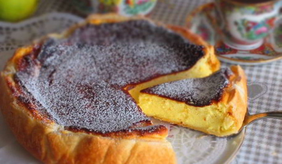 Рецепт тарт с нежной творожно-ванильной начинкой