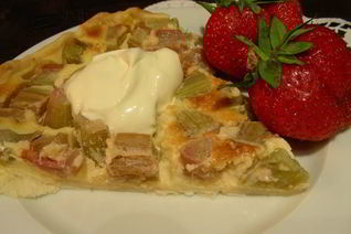 Тарт с ревенем