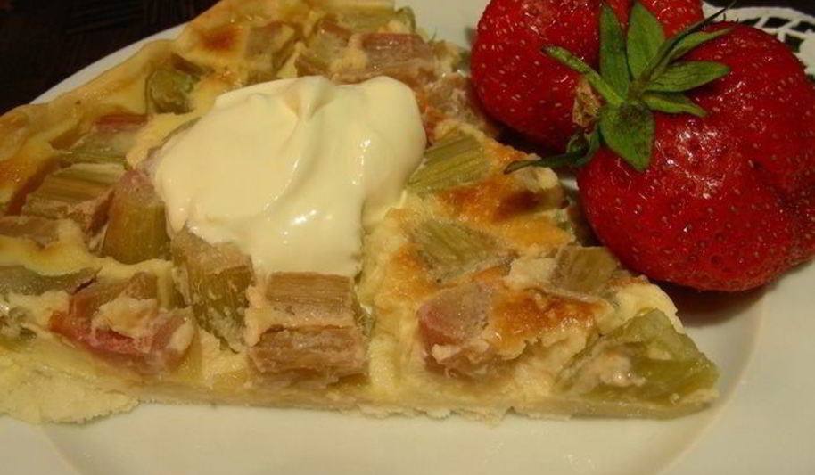 Рецепт тарт с ревенем