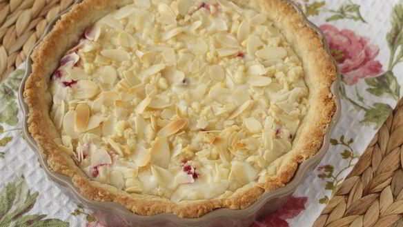 ШАГ 9. тарт с рикоттой и брусникой