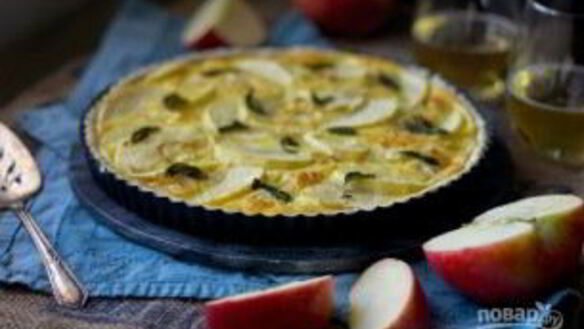ШАГ 7. тарт с яблоками и сыром