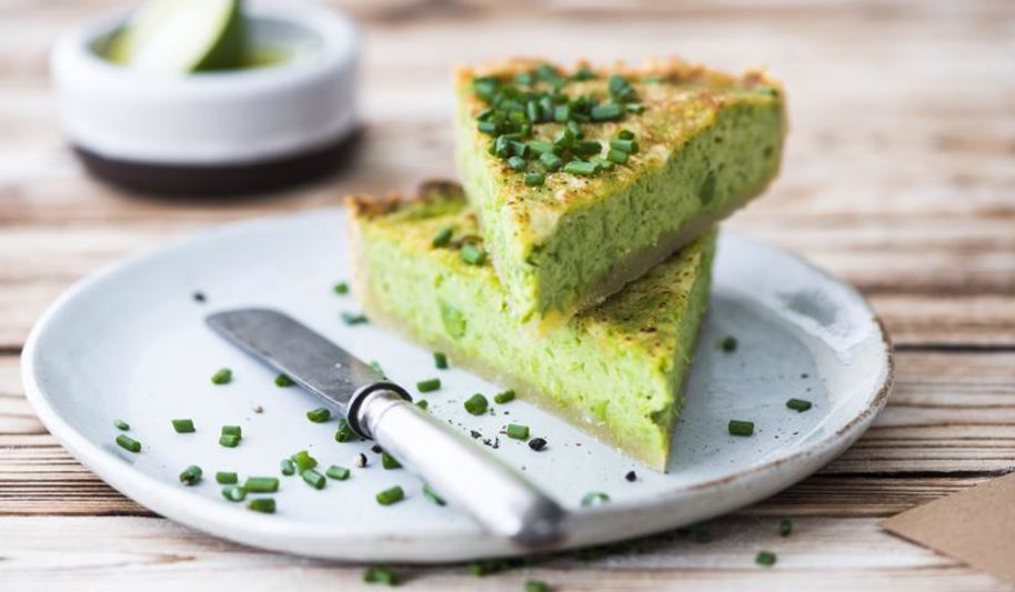 Рецепт тарт со сметаной и зеленым луком