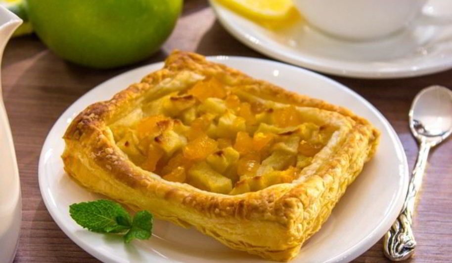 Рецепт тарты с тыквой и яблоками