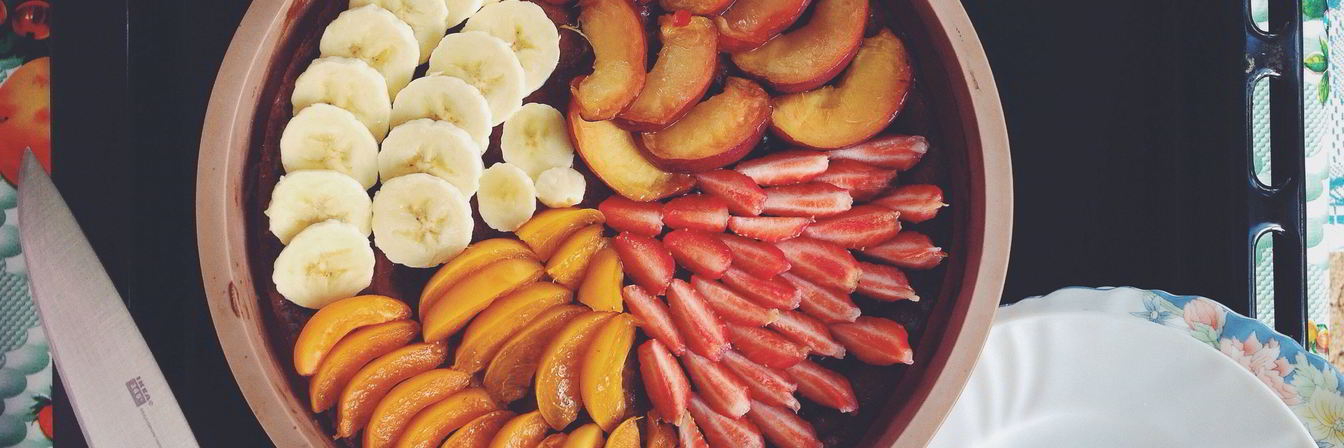 Творожный тарт с абрикосами