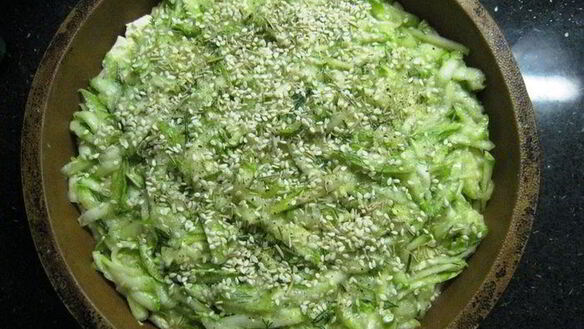 ШАГ 4. творожный тарт с кабачковой начинкой