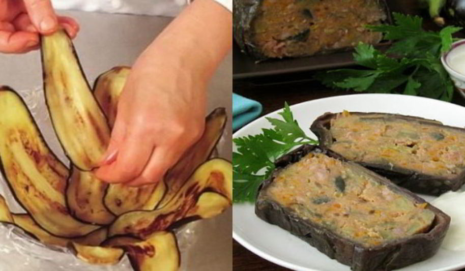 Рецепт террин из баклажанов и фарша