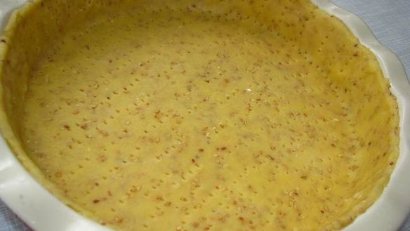 ШАГ 3. творожный киш с баклажанами и томатами