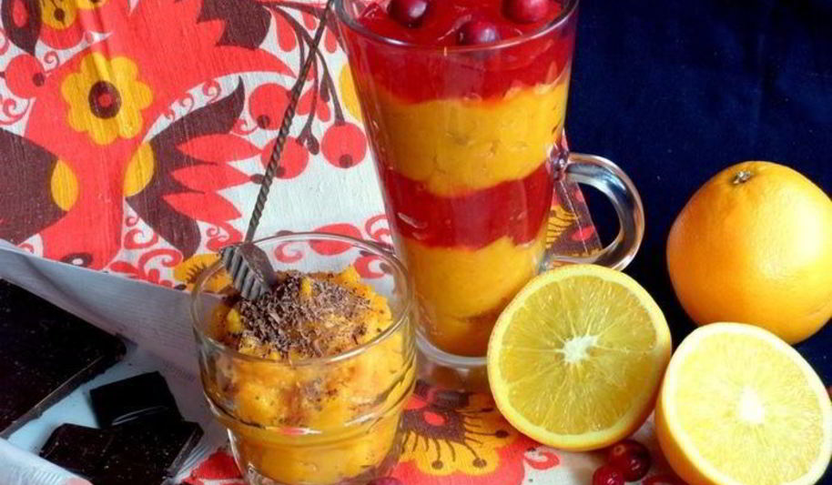 Рецепт тыквенный курд со смородиновым желе