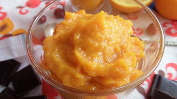 ШАГ 14. тыквенный курд со смородиновым желе