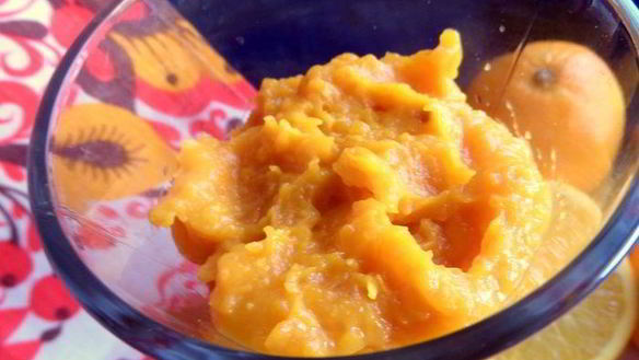 ШАГ 19. тыквенный курд со смородиновым желе