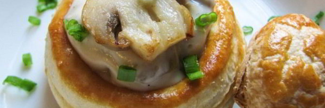 Волованы из слоеного теста