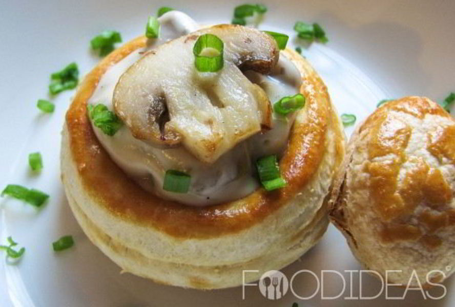 Волованы из слоеного теста