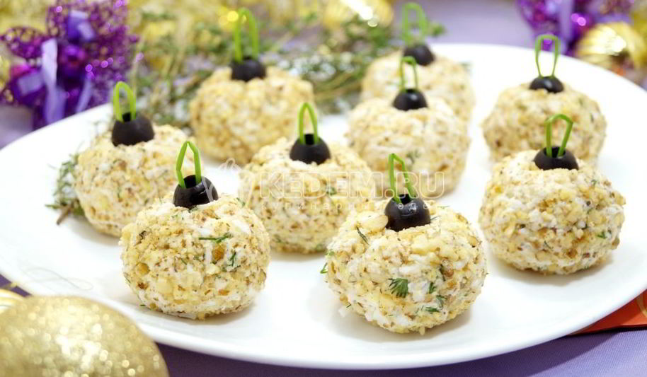 Рецепт закуска елочные шары