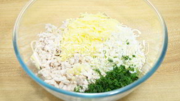 ШАГ 3. закуска елочные шары