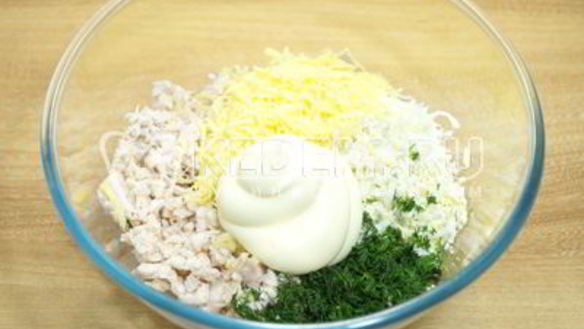 ШАГ 4. закуска елочные шары