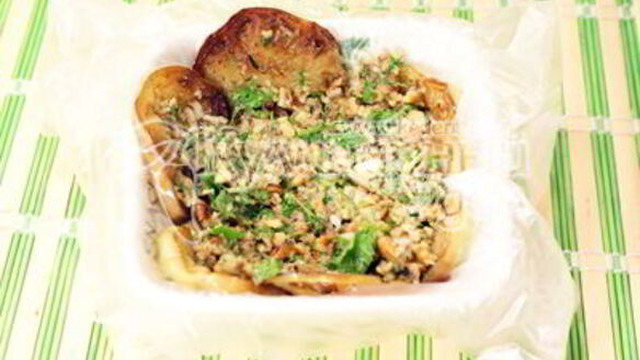 ШАГ 6. закуска из баклажанов с грецкими орехами