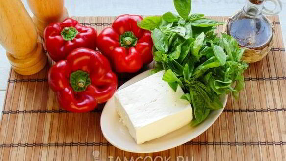 ШАГ 6. закуска из болгарского перца с брынзой и травами