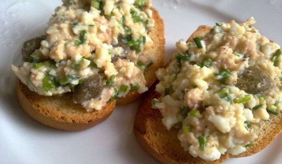 Рецепт закуска из печени трески