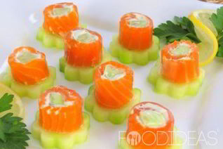 Закуска из семги