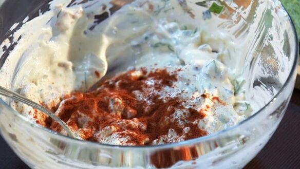 ШАГ 6. закуска из шпината, сыра и бекона